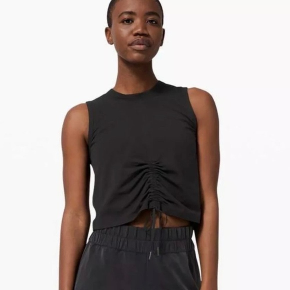 Lululemon Cinch Me Up Top Black